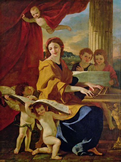 St. Cecilia by Nicolas Poussin